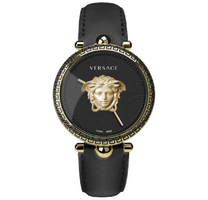 Versace Ladies Watch Palazzo Empire 39mm Black Gold VECO01922