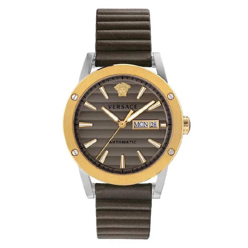 Versace Men's Watch Theros Automatic Brown VEDX00219