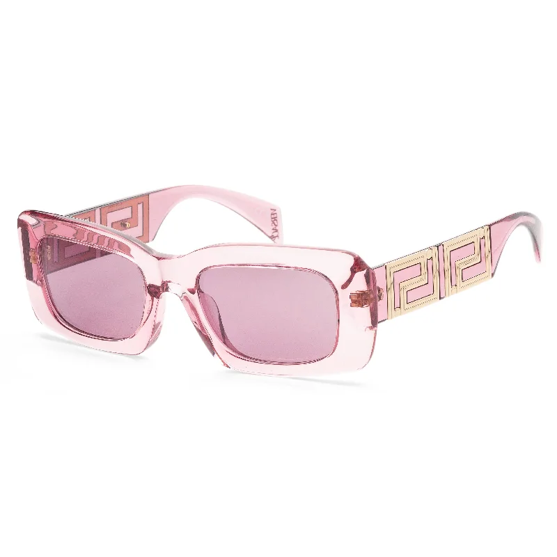 Versace Women's 54mm Transparent Pink Sunglasses VE4444U-5355AK-54