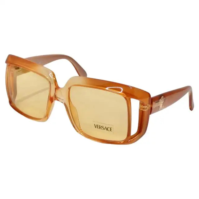 1990s Versace Orange Sunglasses