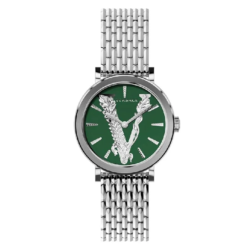 Versace Virtus 36mm Ladies' Green Watch VERI00520