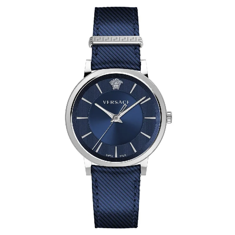 Versace Men's Watch V-Circle Blue VE5A00120