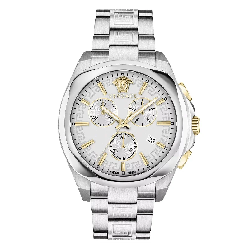 Versace Chrono Lady 40mm Ladies' Silver Watch VE3CA0523