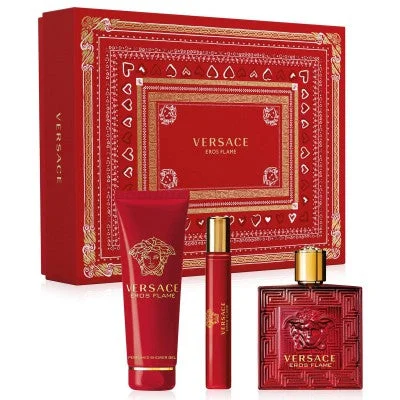 Estuche Eros Flame Versace Edp 100Ml+10Ml Mini+150Ml S/G Hombre22