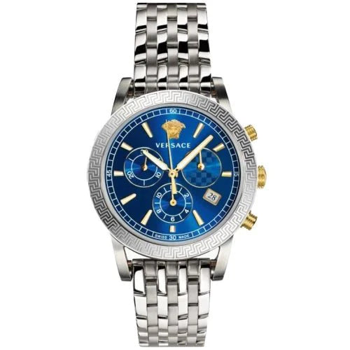 Versace Ladies Chronograph Watch Sports Tech Blue VELT00219