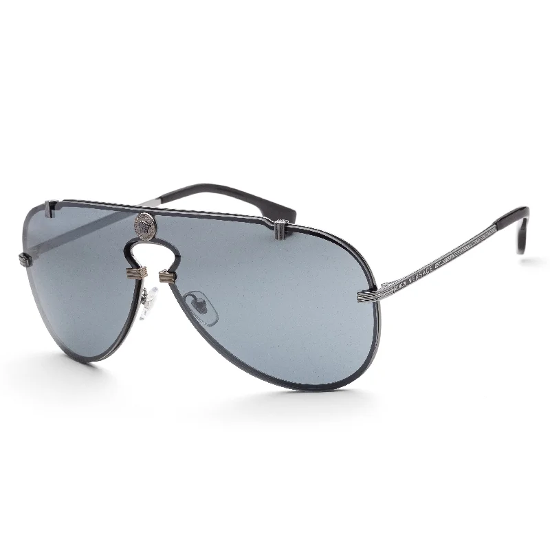 Versace Men's Fashion 43mm Gunmetal Sunglasses