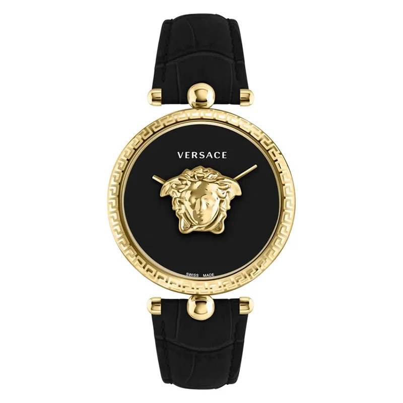 Versace Ladies Watch Palazzo Empire 39mm Black Gold VECO02722