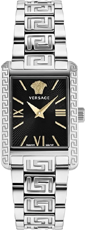 Versace Ladies Watch Tonneau 33mm Black Bracelet VE1C00822