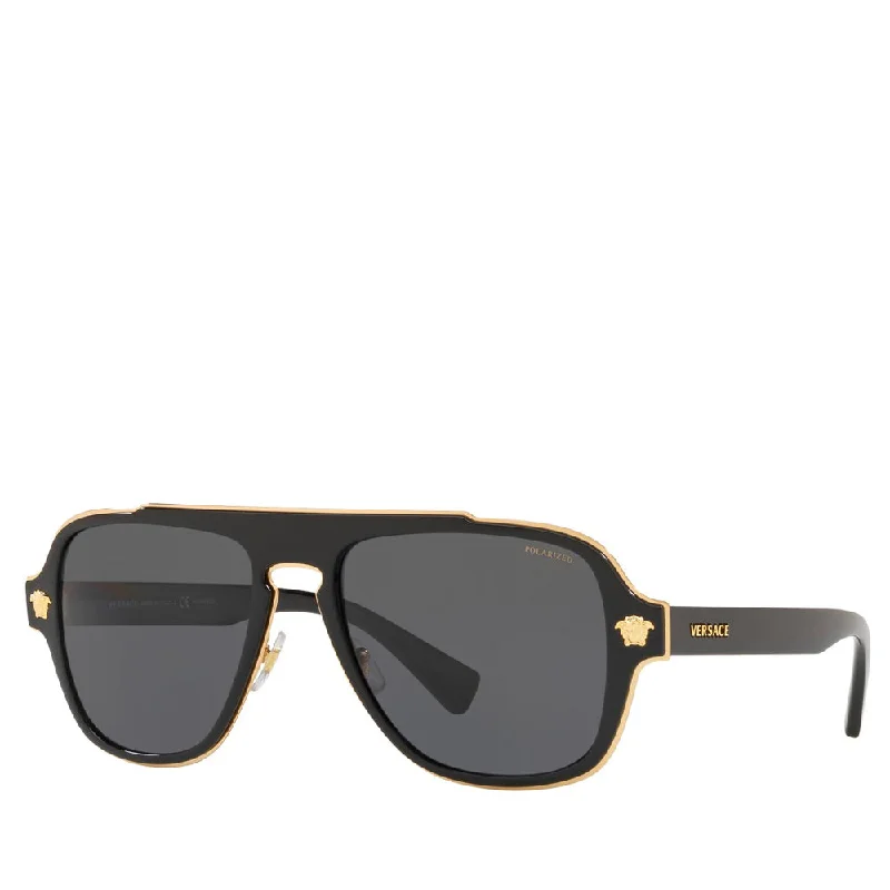 Versace Metal Man Sunglass Black