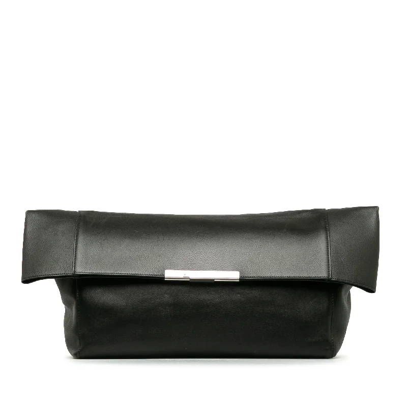 Celine Leather Foldover Clutch (SHG-lQsUOR)