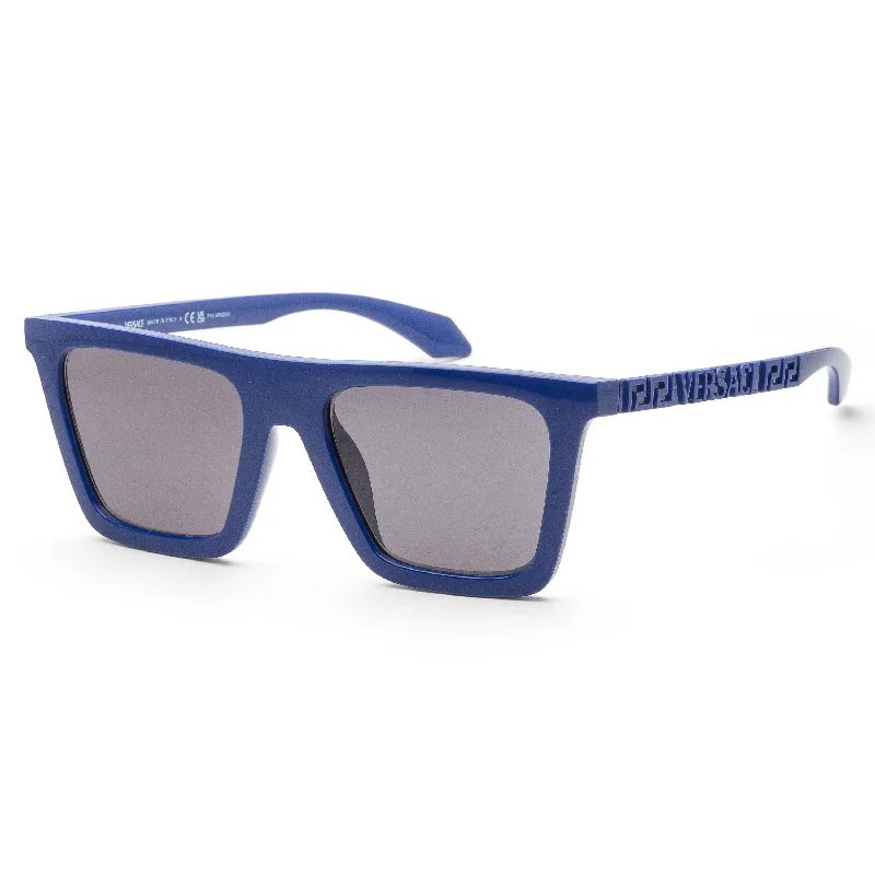 Versace Men's 53mm Full Blue Polarized Sunglasses VE4468U-545081-53