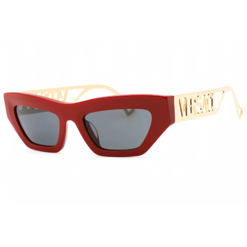 Versace Women's Sunglasses - Red Cat Eye Shape Frame Dark Grey Lens | 0VE4432U 538887