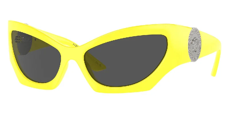 Versace Women's Fashion VE4450-541887-60 60mm Yellow Sunglasses