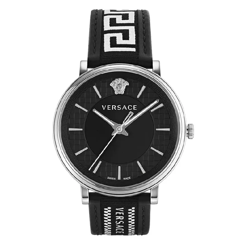 Versace Men's Watch V-Circle 42mm Black VE5A01321