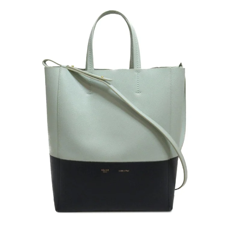 Celine Small Bicolor Vertical Cabas (SHG-OtVo61)