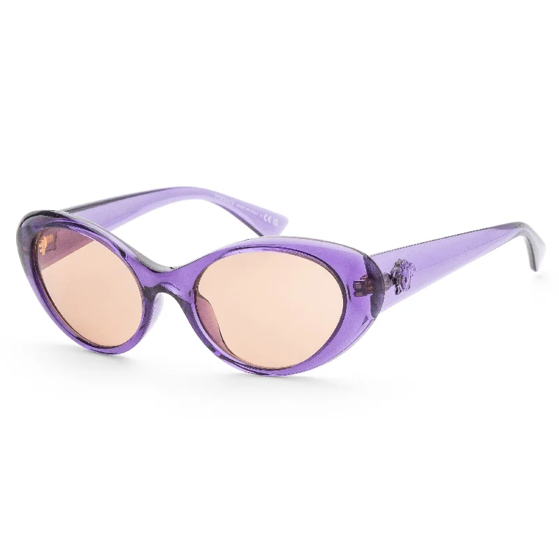 Versace Women's 53mm Purple Transparent Sunglasses VE4455U-5353-3-53