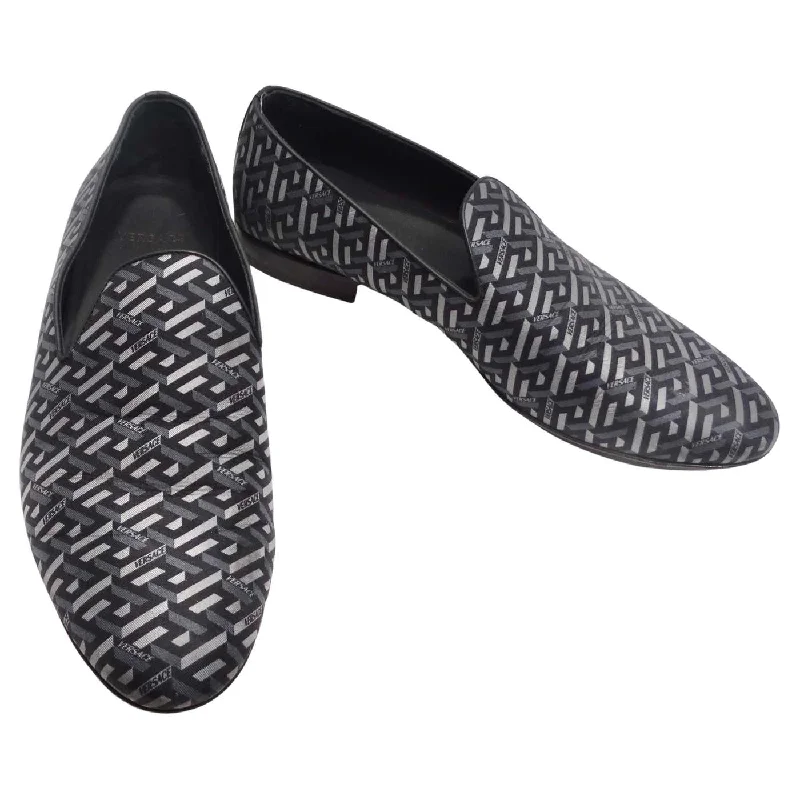 Versace La Greca Jacquard Loafers