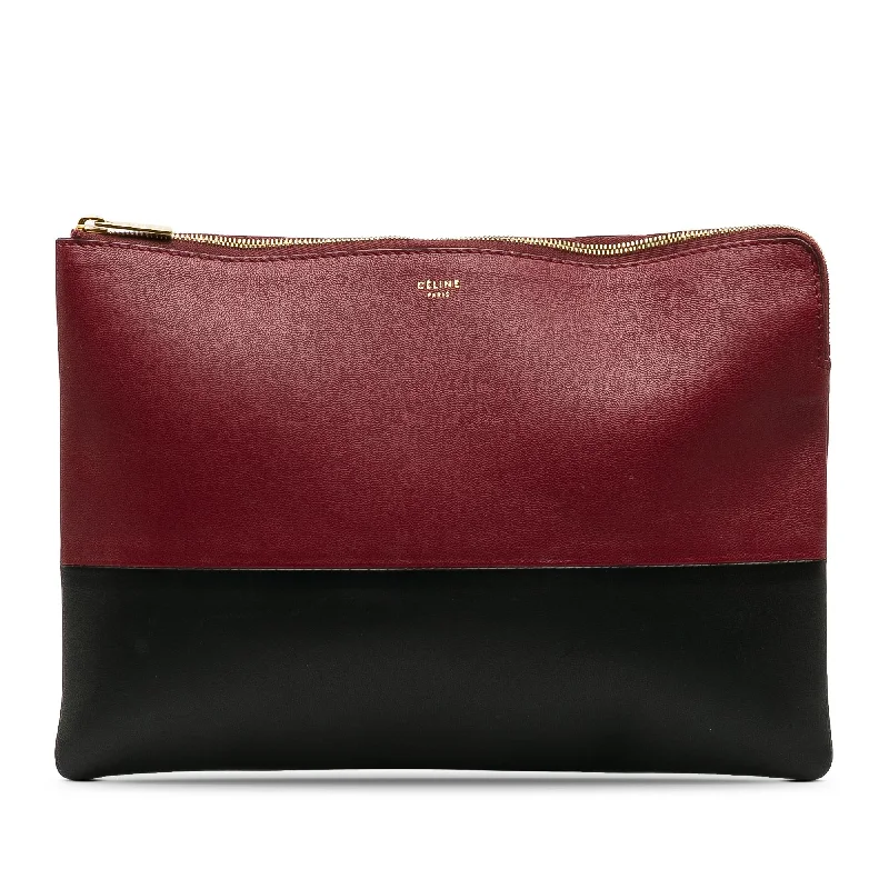 Celine Bicolor Solo Clutch Bag (SHG-5ckNhv)