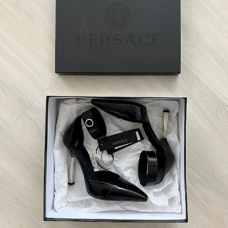 Versace Vitello Heels Size 8