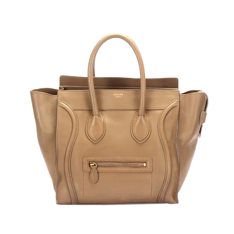 Celine Mini Luggage Leather Tote Bag (SHG-t5F2Hb)