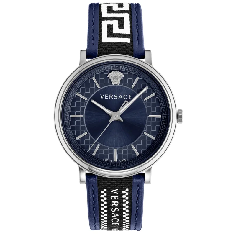 Versace Men's Watch V-Circle Blue VE5A01121