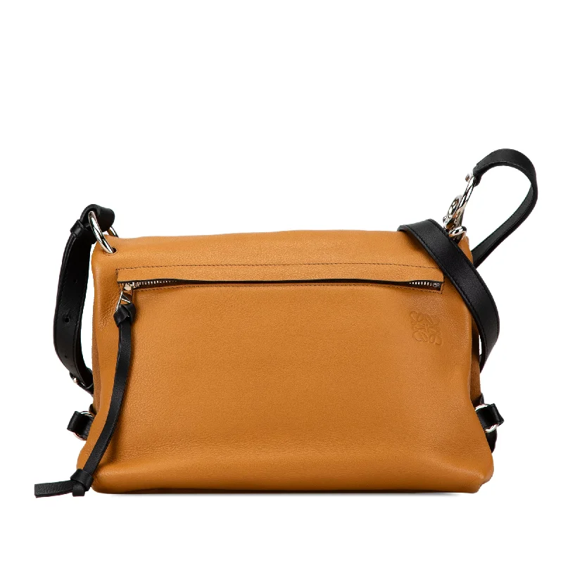 Brown LOEWE Small Leather Tent Crossbody