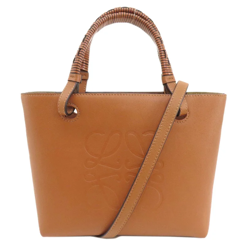 LOEWE Anagram Tote Bag Calfskin Women's