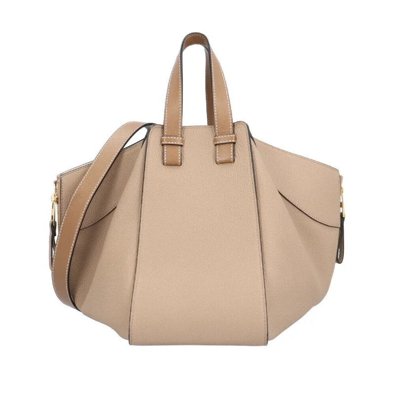 LOEWE Hammock Small Shoulder Bag Calf Beige Women's 2way