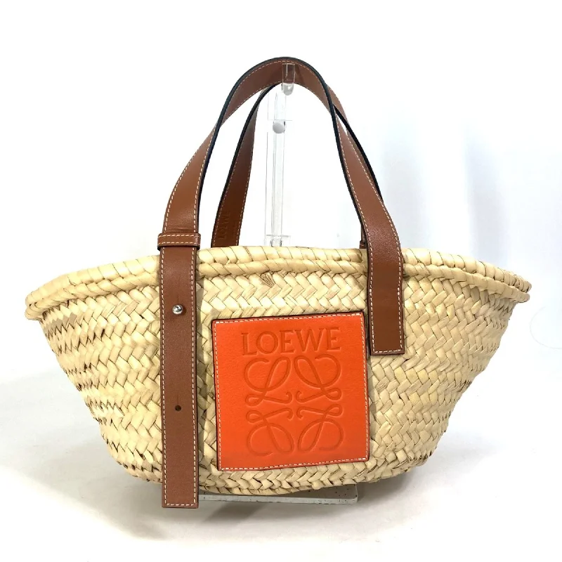 Loewe Hand Bag Anagram Shoulder Bag basket bag bag basket bag Tote Bag Orange Beige