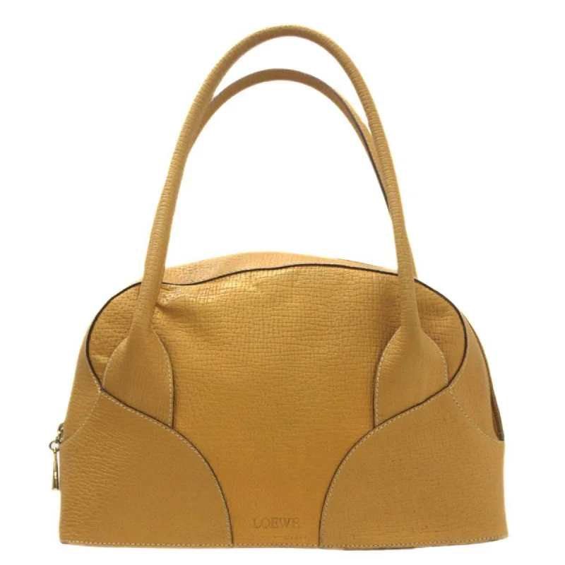 LOEWE handbag leather yellow