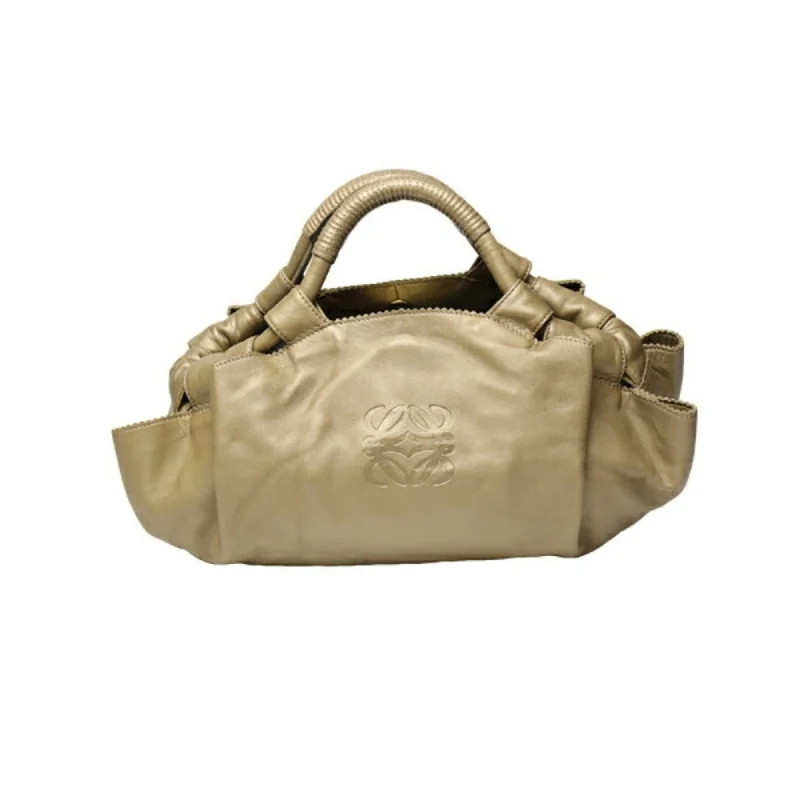 LOEWE Nappa Aire Leather Lightweight Gold Handbag