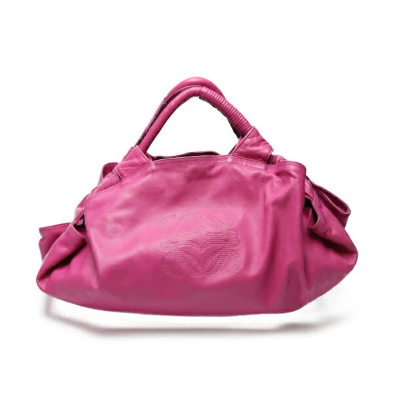 LOEWE Tote Bag Leather Nappa Aire Pink Handbag