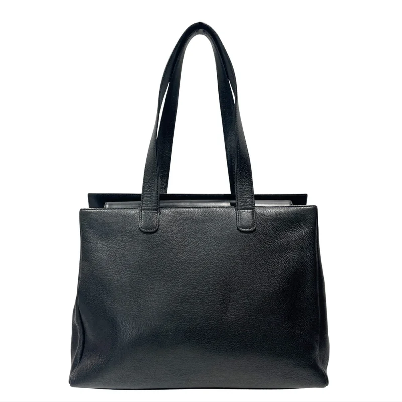 LOEWE Tote Bag Logo Combination Shoulder Vintage Women's Black 20497086