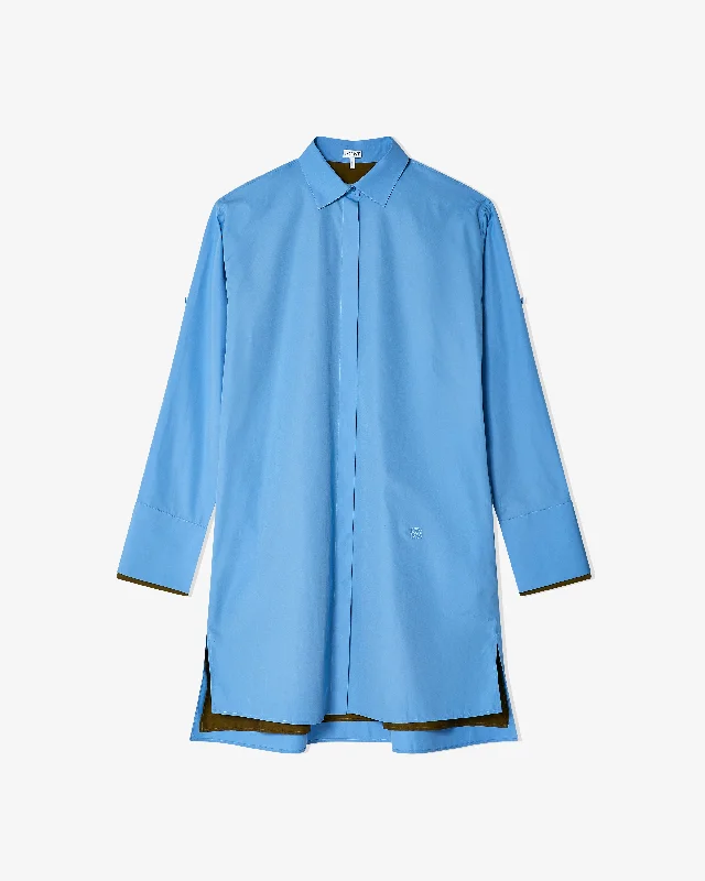 Loewe - Women's Turn-Up Shirt Dress - (Ash Blue)