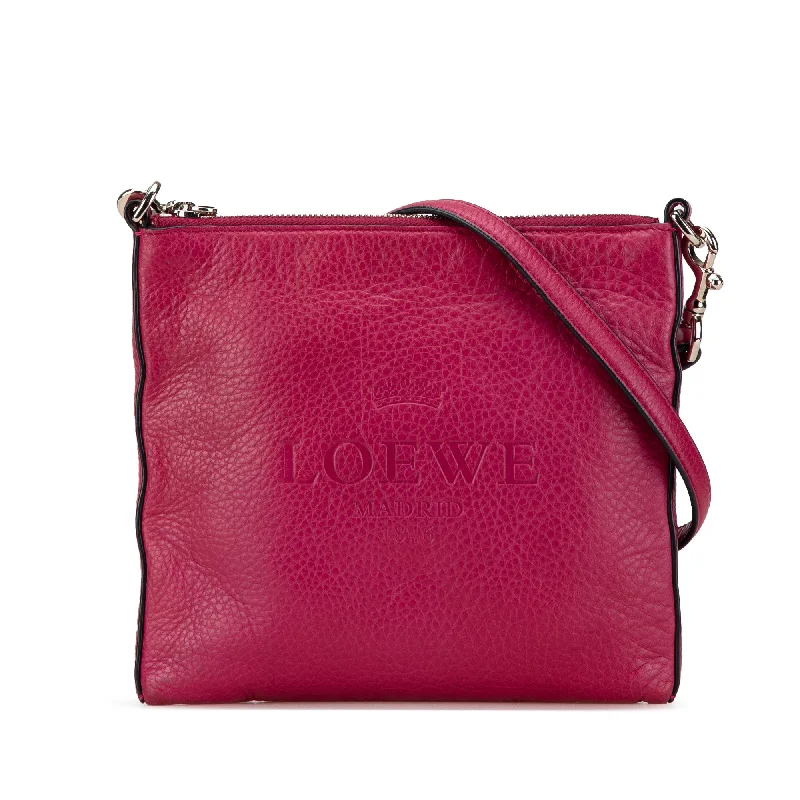 Pink LOEWE Leather Heritage Crossbody