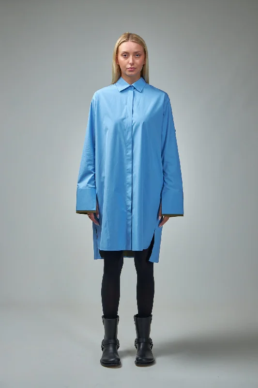 Turn-Up Shirt Dress