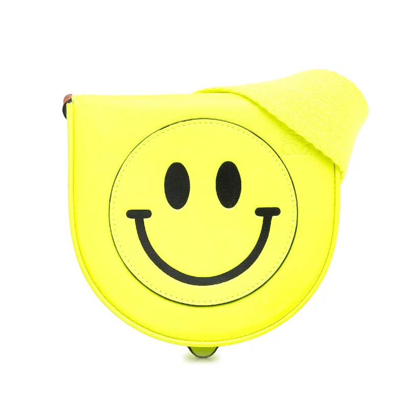 Yellow LOEWE Small Smiley Heel Crossbody